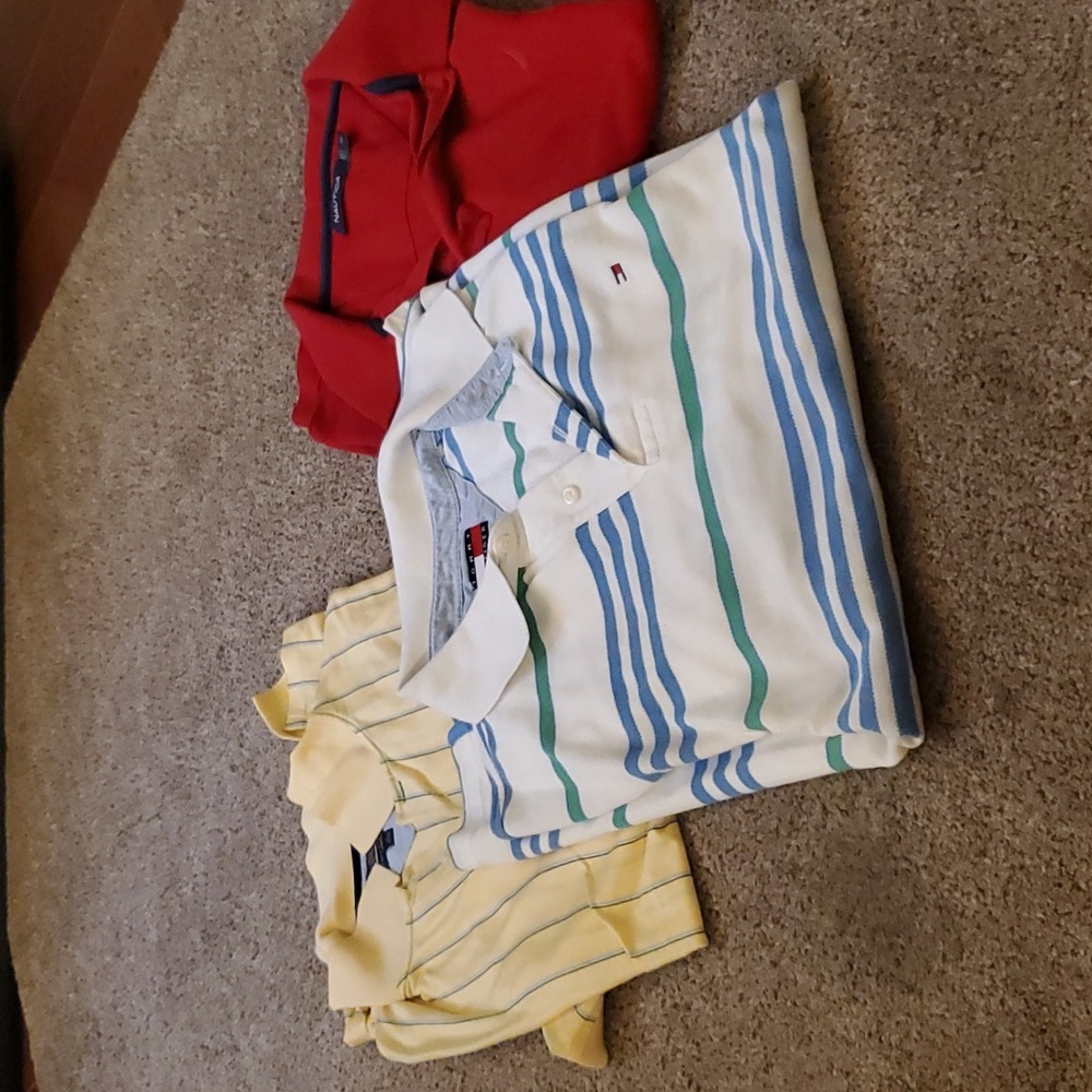 Set of 3 polo shirts - 2 Tommy Hilfiger, 1 Nautica